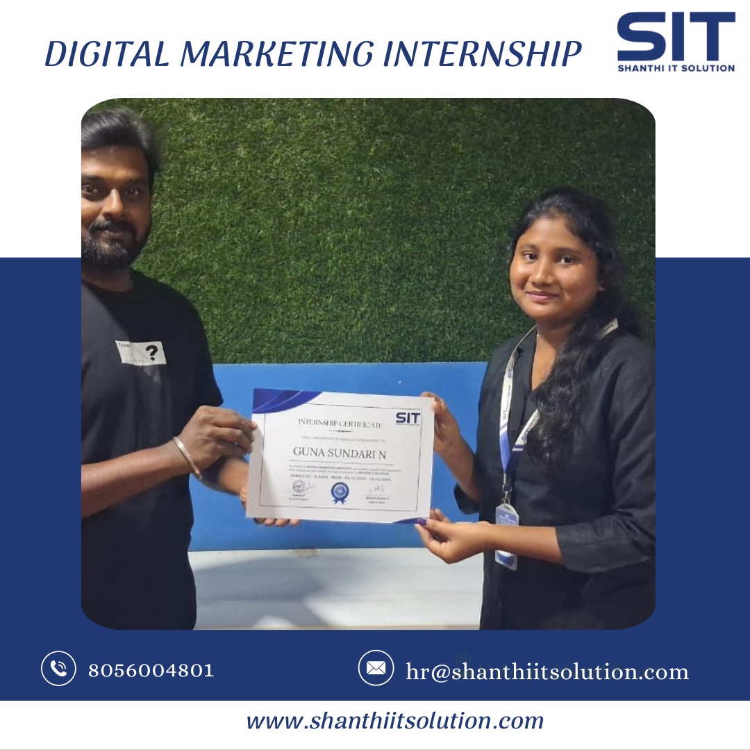 We’re Available for the Job Fair – Shanthi IT Solution