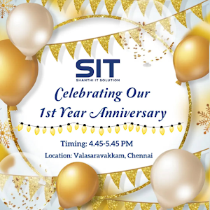 One Year Strong: Celebrating Shanthi IT Solution’s First Milestone